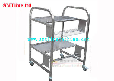 CM402/602/NPM SMT Feeder Placed Cart Stainless Steel For Panasonic Feeder Trolly